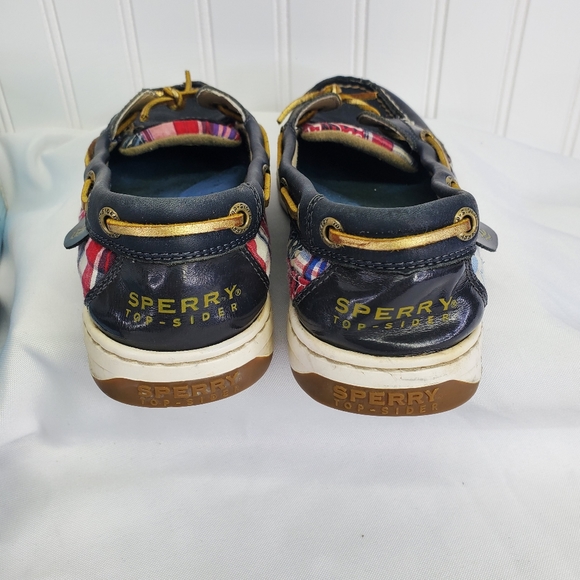 Slperry Top-Sider Angelfish Navy/Patch Mad Women's Slide-In Shoes Size 7.5 M - Picture 8 of 12